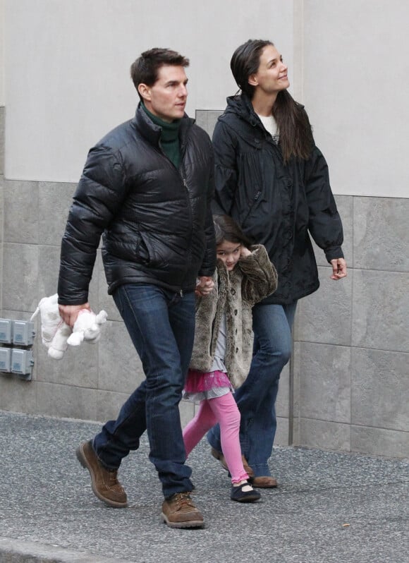 Tom Cruise en famille avec Katie Holmes et Suri