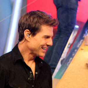 Tom Cruise, Sofia Boutella et Annabelle Wallis sur le plateau de l'émission "El Hormiguero" pour la promotion du film "The Mummy". Madrid, le 8 juin 2017. 