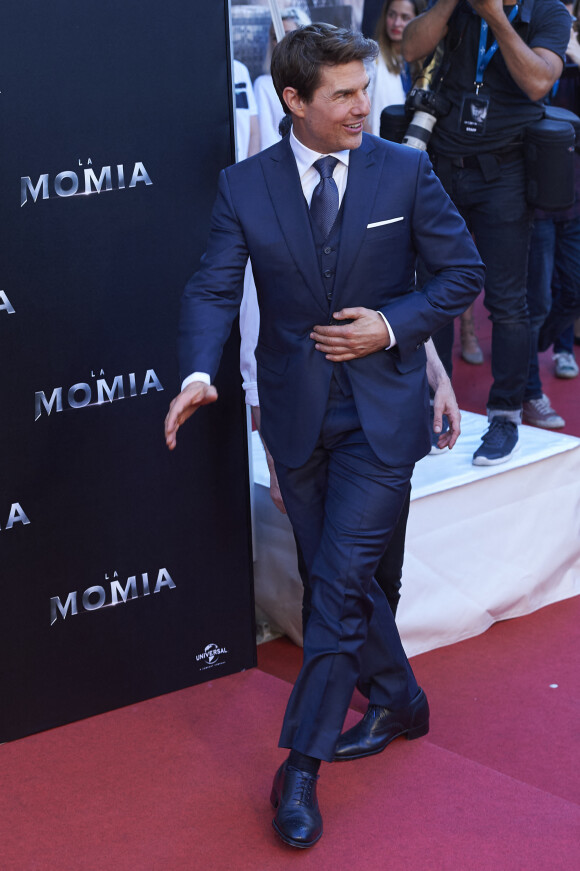 Tom Cruise au photocall de "La Momie" à Madrid, le 29 mai 2017 © Jack Abuin via Zuma/Bestimage 