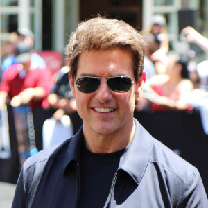 Tom Cruise - Universal Pictures dévoile un sarcophage de presque 23 mètres de hauteur lors du "Mummy Day", en l'honneur du film "The Mummy" à Hollywood, le 20 mai 2017. 