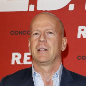 Bruce Willis lors du photocall du film "Red 2" a l'hotel Mandarin Oriental a Munich. Le 24 juillet 2013 
