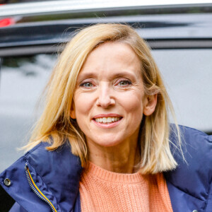 Léa Drucker à la sortie de l'enregistrement de l'émission "Vivement Dimanche Prochain" au studio Gabriel à Paris, présentée par M.Drucker et diffusée le 20 juin 2021, au Studio Gabriel à Paris, France, le 12 mai 2021. © Christophe Clovis/Bestimage 