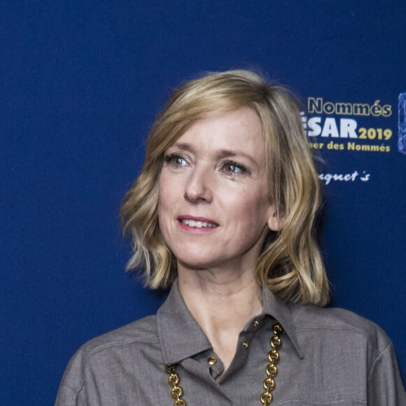 Léa Drucker au photocall du "Déjeuner des Nommés César 2019" au restaurant le Fouquet's à Paris, France, le 3 février 2019. © Olivier Borde/Bestimage 