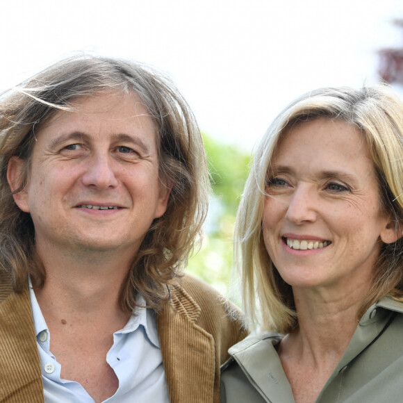 Léa Drucker et son compagnon Julien Rambaldi à l'hôtel Barrière L'Hermitage lors du premier jour du 7ème Festival du Cinéma et Musique de Film de La Baule, France, le 24 juin 2021. © Rachid Bellak/Bestimage 