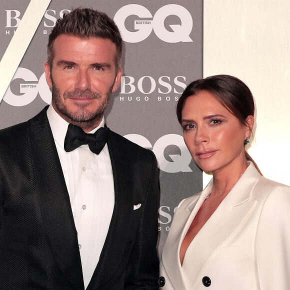 David Beckham, Victoria Beckham - Soirée "GQ Men of the Year" Awards à Londres. 