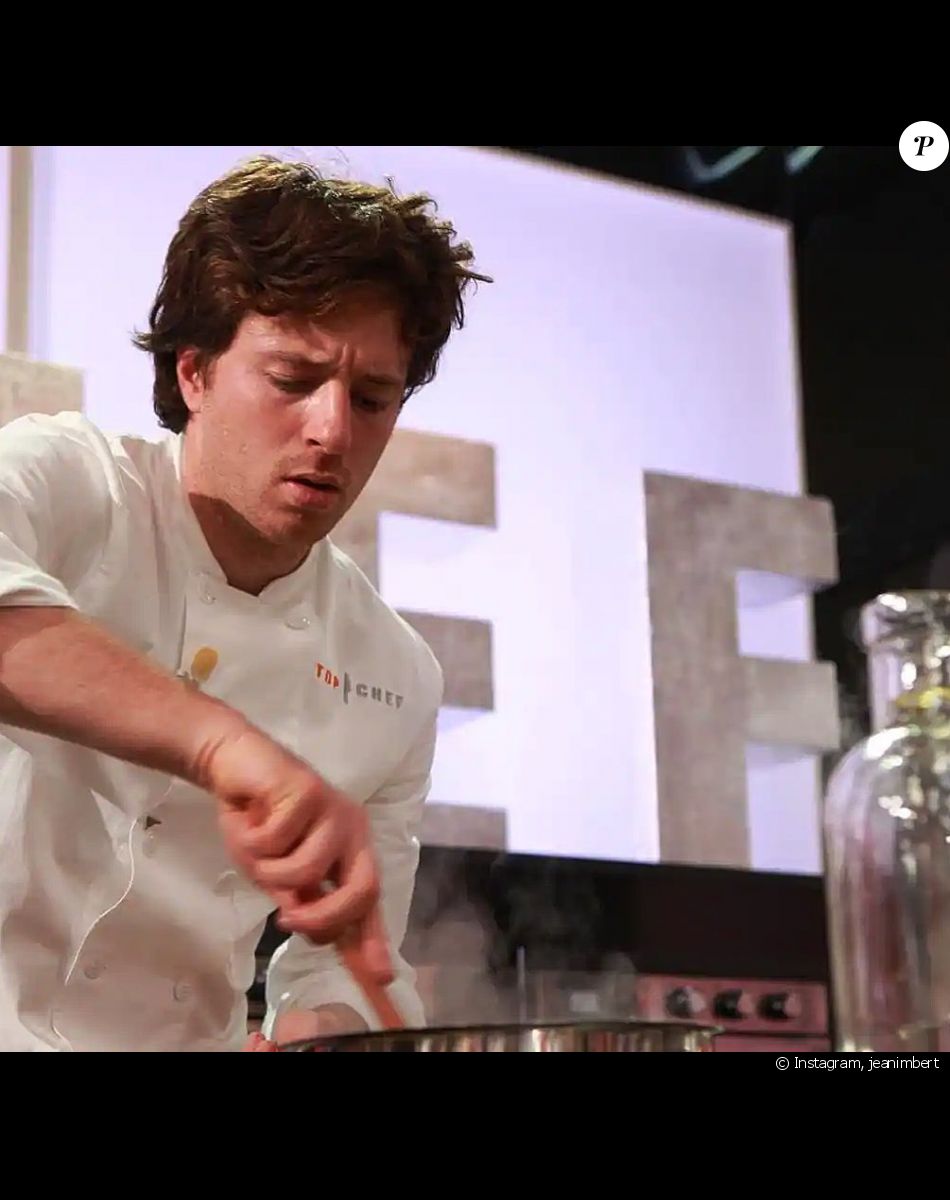 Jean Imbert a partagé cette photo sur Instagram de lui dans Top Chef.