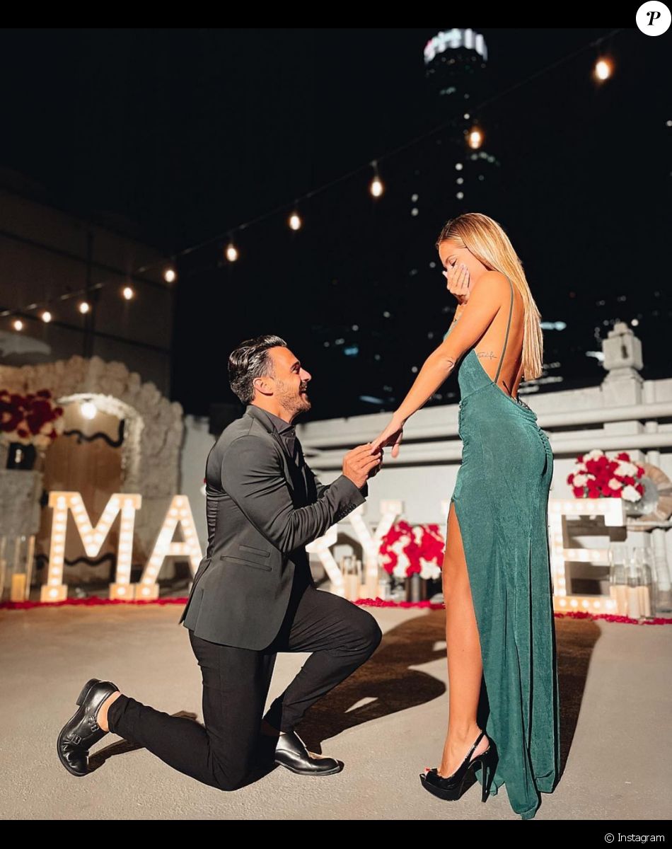 Maddy Burciaga et Benjamin Samat se sont fiancés.