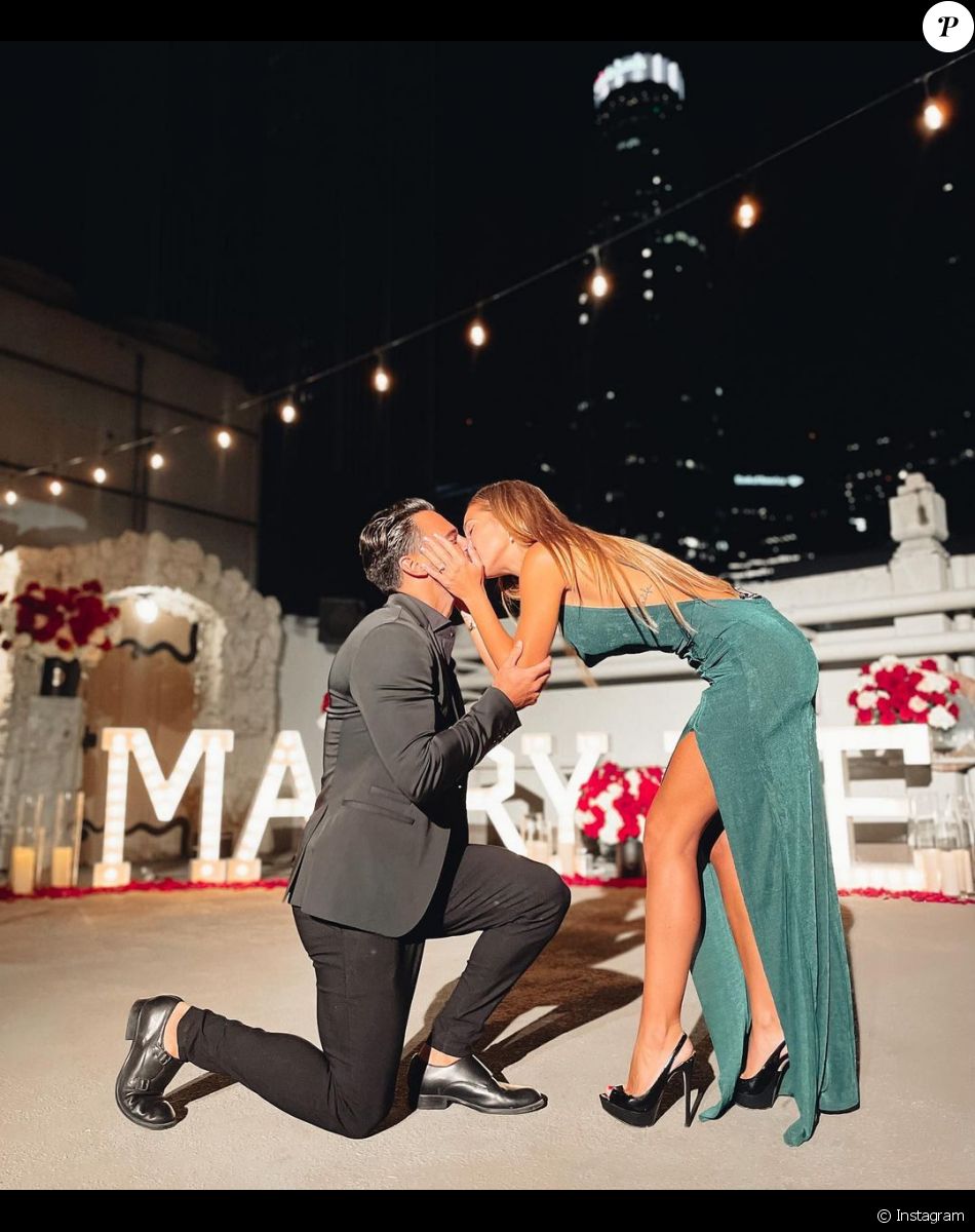 Maddy Burciaga et Benjamin Samat se sont fiancés.