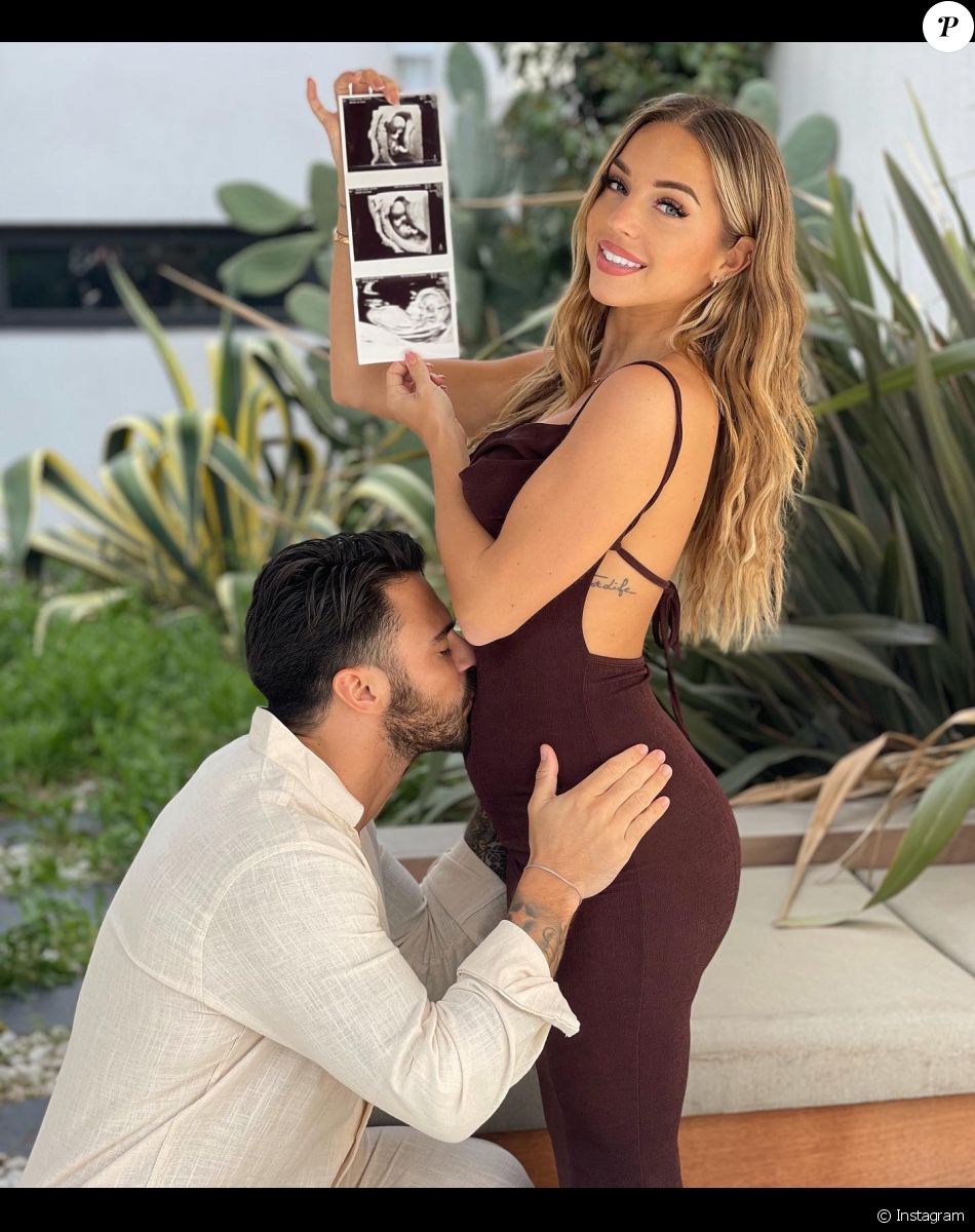 Maddy Burciaga et Benjamin Samat bientôt parents, sur Instagram.