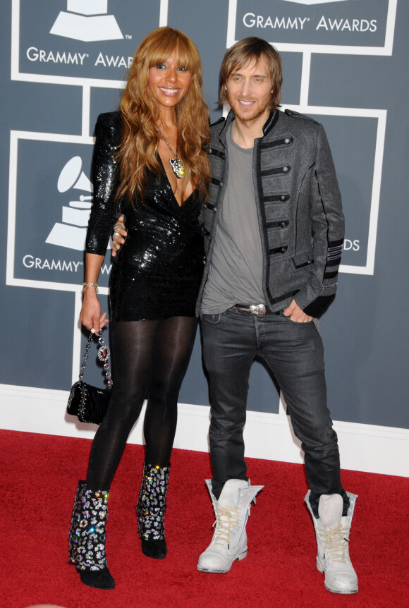 David Guetta et Cathy Guetta lors des Grammy Awards à Los Angeles le 31 janvier 2010