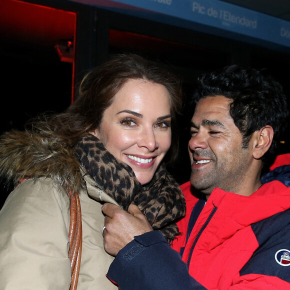 Mélissa Theuriau et son mari Jamel Debbouze - Soirée spéciale "Jamel Comedy Club" dans le cadre du 20ème festival de Comédie à l'Alpe d'Huez, le 18 Janvier 2017. © Dominique Jacovides/Bestimage