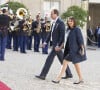 Anne Hidalgo et son mari Jean-Marc Germain - Le couple royal espagnol est reçu par le président français pour un dîner d'état donné en leur honneur au palais de l'Elysée à Paris, le 2 juin 2015, lors de leur visite d'état de 3 jours à Paris.