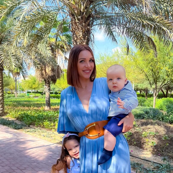 Julia Paredes avec ses enfants Luna et Vittorio