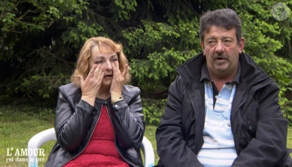 Vincent et Marie-Jeanne lors de l'épisode de "L'amour est dans le pré 2021" du 15 novembre, sur M6
