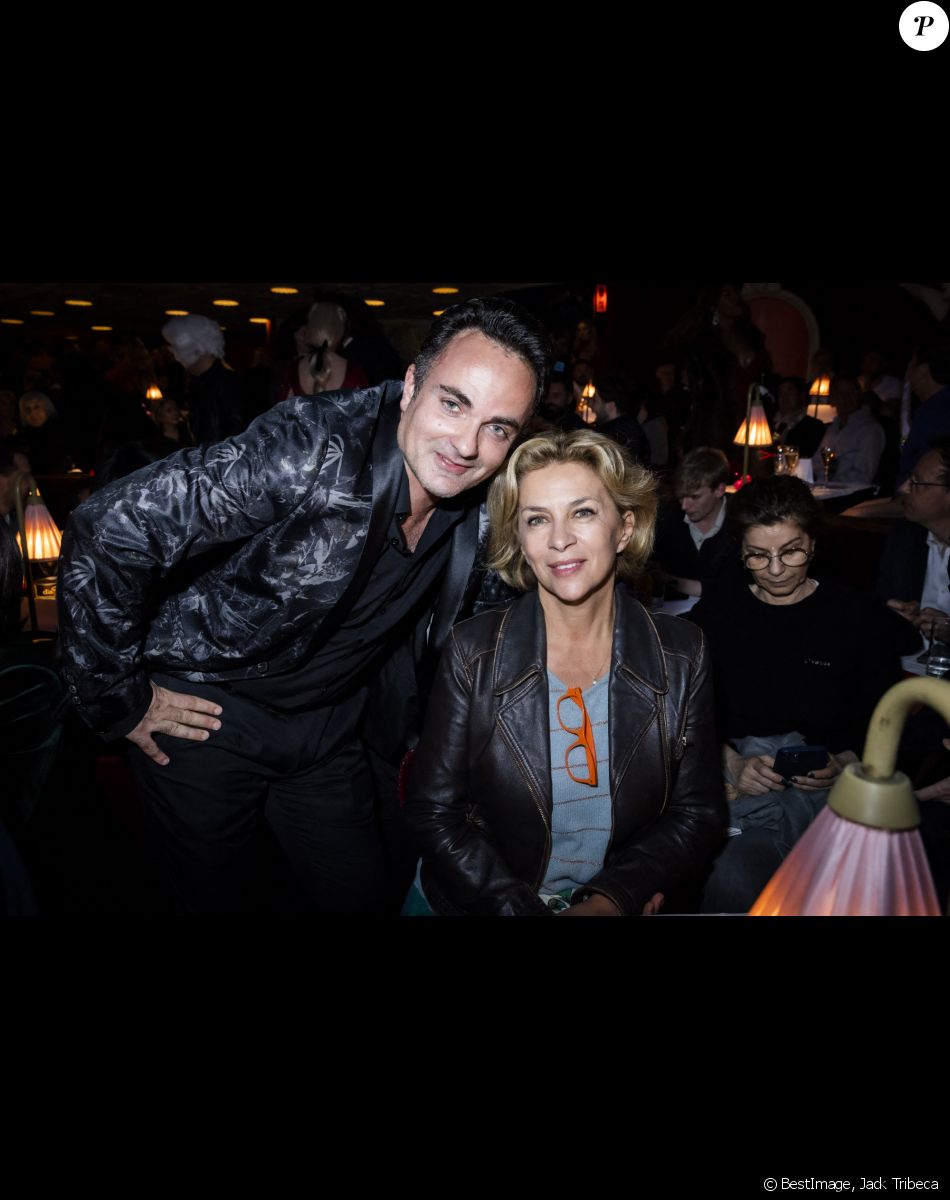 Exclusif - Laurent Amar, Corinne Touzet - Dernière représentation du spectacle "Folle Illusion" à La Nouvelle Eve à Paris. Le 7 avril 2022. © Jack Tribeca / Bestimage