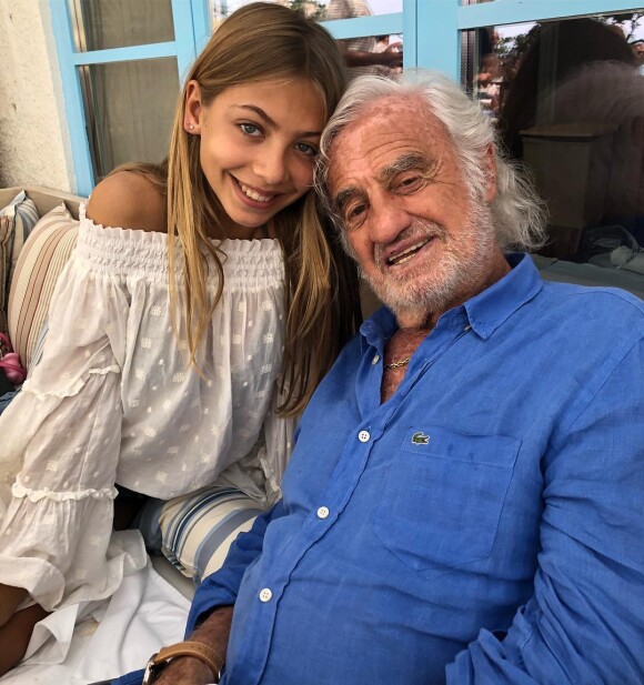 Jean-Paul Belmondo avec sa fille Stella.