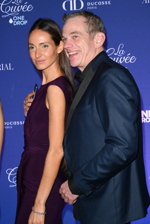 Exclusif - Garou et sa compagne Emily - Premier dîner caritatif de la Fondation One Drop au Pavillon Dauphine à Paris, le 19 novembre 2021. © Coadic Guirec/Bestimage