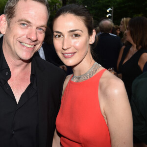 Garou et sa compagne Stéphanie Fournier - B. Patou fête ses 40ans à l'hôtel particulier Salomon de Rothschild à Paris, le 22 juin 2017. © Rachid Bellak/Bestimage