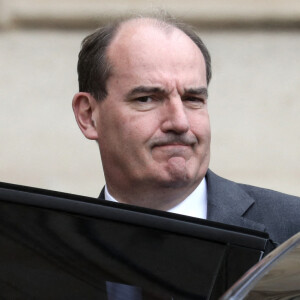 Le Premier ministre, Jean Castex à la sortie du conseil des ministres, au palais de l'Elysée, Paris