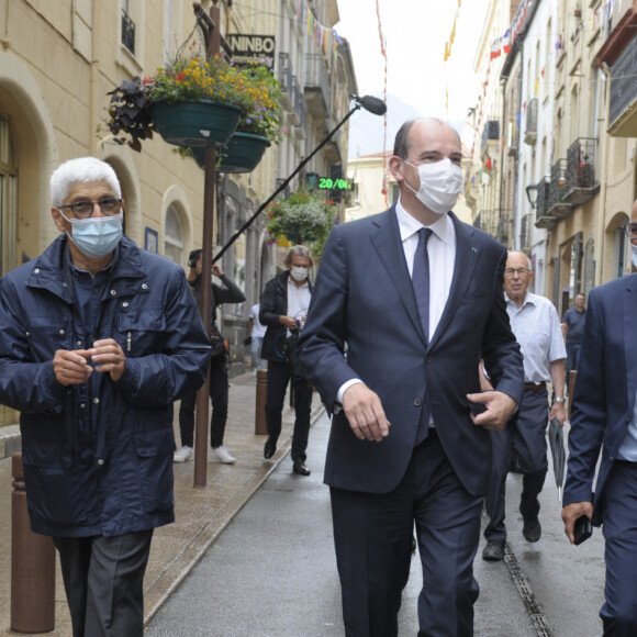 Le Premier ministre, Jean Castex vote pour les élections départementales et régionales à Prades, France, le 20 juin 2021