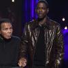 Mohammed Ali et Chris Rock à Los Angeles pendant le Téléthon pour Haïti organisé le 22 janvier par George Clooney et Wyclef Jean.