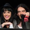 Katy Perry et Russell Brand à Los Angeles pendant le Téléthon pour Haïti organisé le 22 janvier par George Clooney et Wyclef Jean.