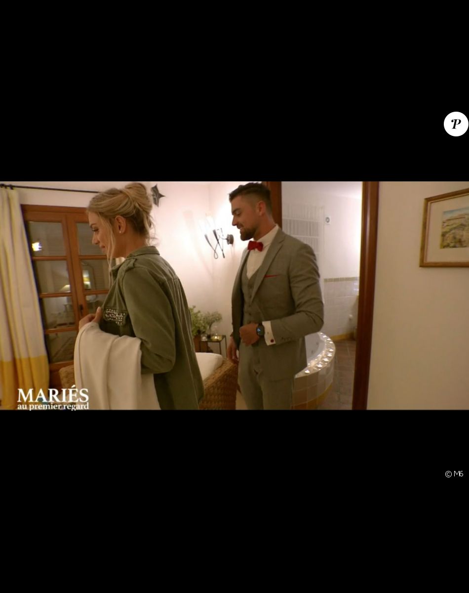 Alicia et Bruno dans "Mariés au premier regard 2022", le 18 avril, sur M6