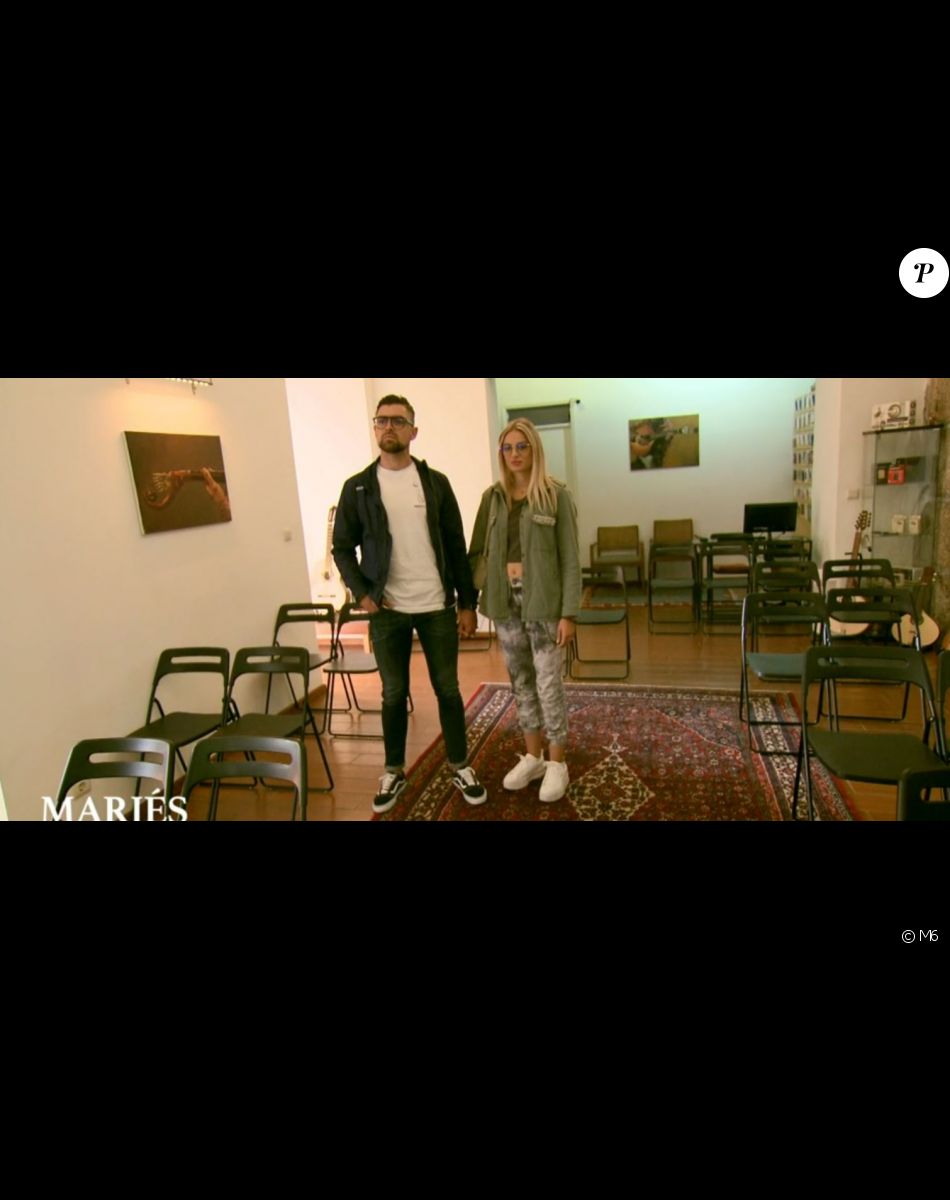 Alicia et Bruno dans "Mariés au premier regard 2022", le 18 avril, sur M6