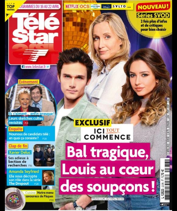Couverture du magazine "Télé Star" du 11 avril 2022