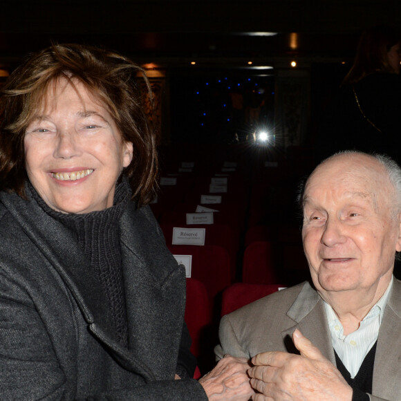 Jane Birkin et Michel Bouquet - Inauguration de la nouvelle statue de cire de Pierre Richard au Musée Grévin à Paris, le 19 novembre 2018. Près de 30 ans après sa première entrée au Musée Grévin, c'est la deuxième statue de l'acteur français qui rejoint le musée, après une première sculptée en 1981. © Veeren/Bestimage