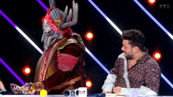 Le Cerf lors de l'émision "Mask Singer 2022", du 15 avril, sur TF1