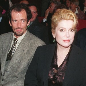 Christian Vadim et Catherine Deneuve - Générale de la pièce de théâtre "Scènes de la vie conjugale" au Théâtre de la madeleine.