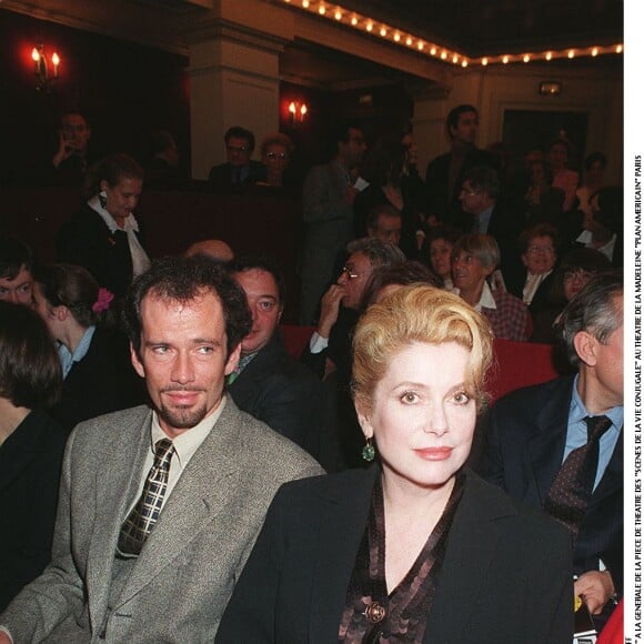 Christian Vadim et Catherine Deneuve - Générale de la pièce de théâtre "Scènes de la vie conjugale" au Théâtre de la madeleine.