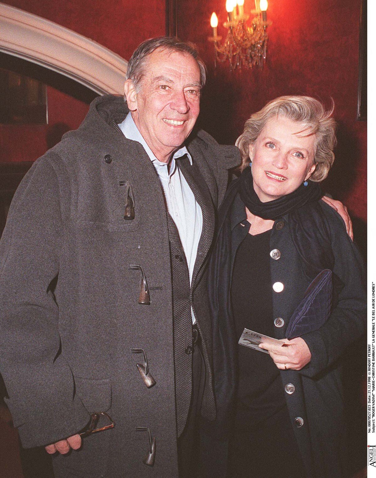 Photo Roger Vadim et MarieChristine Barrault Générale de Photo Roger Vadim et MarieChristine Barrault Générale de