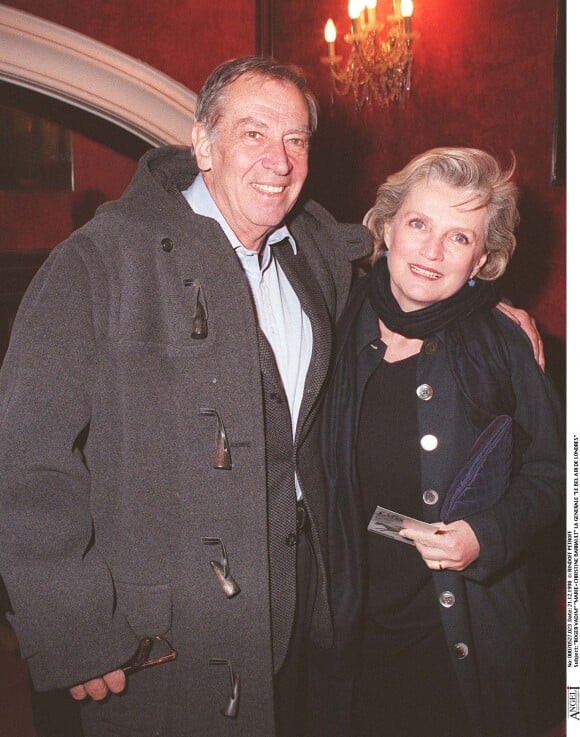 Roger Vadim et Marie-Christine Barrault - Générale de "Le bel air de Londres".