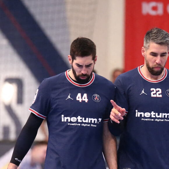 Nikola Karabatic (Paris Saint-Germain)Luka Karabatic (Paris Saint-Germain) - Handball "PSG HB - HBC Nantes (34-28)" au stade Pierre le Coubertin, le 13 mars 2022.