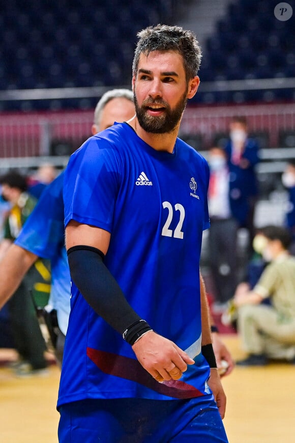 Luka Karabatic (Fra) - L'équipe de France masculine de handball championne olympique face à l'équipe de Norvège aux Jeux Olympiques de Tokyo 2020, au Yoyogi National Stadium, à Tokyo, Japon, le 7 août 2021. La France a gagné 25-23. © Jean-Baptiste Autissier/Panoramic/Bestimage