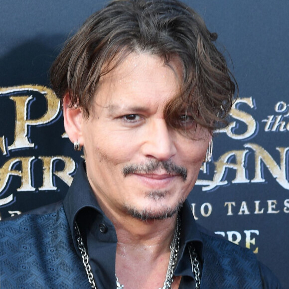 Johnny Depp à la première de "Pirates of the Caribbean: Dead Men Tell No Tales" à Shanghai Disneyland. Chine, Shanghai, le 11 mai 2017. © TPG via Zuma Press/Bestimage