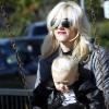 Gwen Stefani avec ses enfants Kingston et Zuma le 23 janvier à Los Angeles