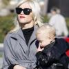 Gwen Stefani avec ses fistons à Los Angeles le 23 janvier 2010