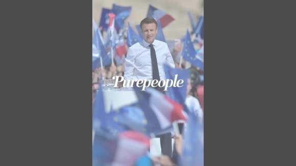 Emmanuel Macron, chemise ouverte et torse poilu : les coulisses de son meeting à Marseille... Brigitte en retrait