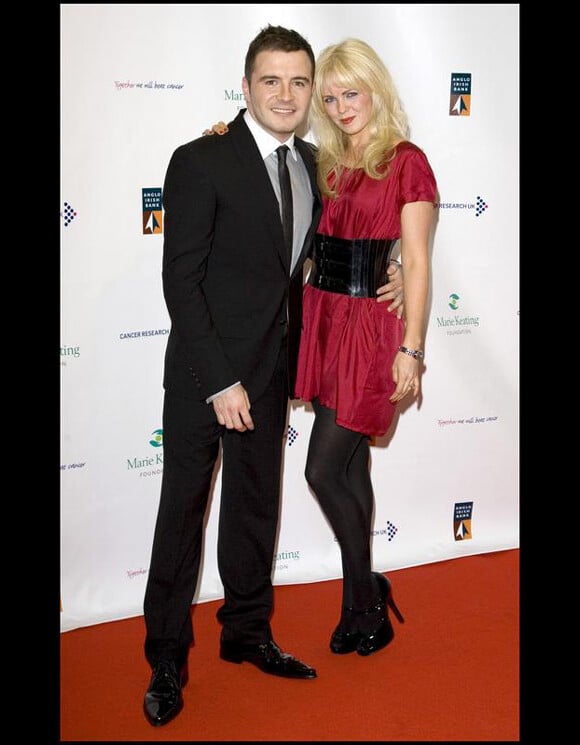 Shane Filan de Westlife et sa femme Gillian en novembre 2007