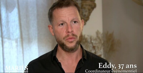 Eddy dans "Mariés au premier regard", sur M6