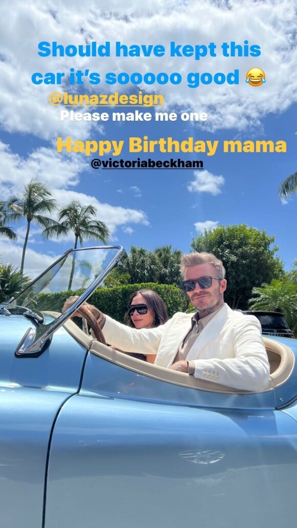 Victoria et David Beckham, Instagram