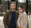 David Beckham et Victoria Beckham assistent au show Louis Vuitton Mode Homme Autome/Hiver pendant la Fashion Week de Paris, Photo @ Jerome Domine/ABACAPRESS.COM