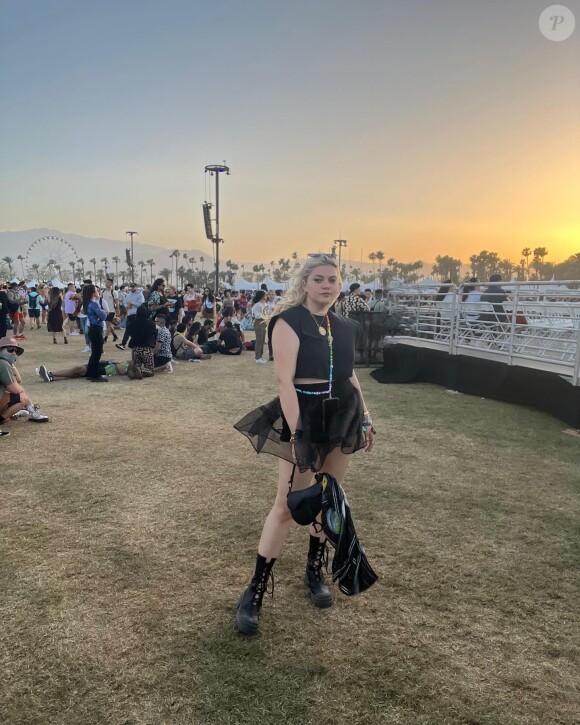 Louane au festival de Coachella, avril 2022.