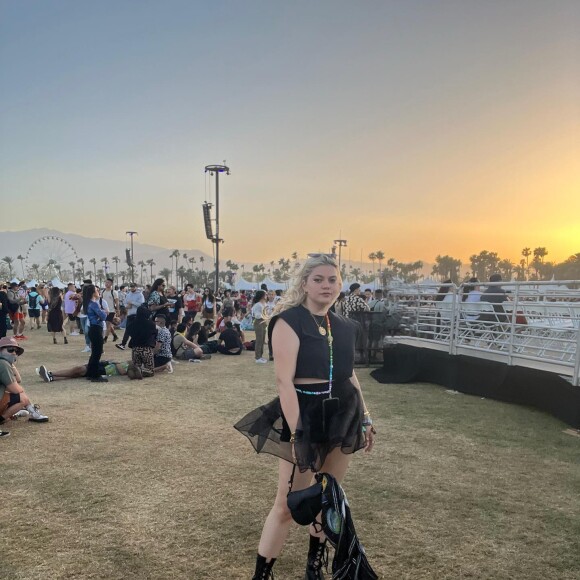 Louane au festival de Coachella, avril 2022.