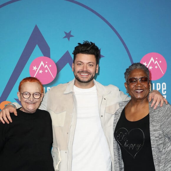 Marianne Garcia, Kev Adams et Firmine Richard au photocall de la 5ème soirée de compétition de la 25ème édition du Festival international du film de comédie de l'Alpe d'Huez, France, le 21 janvier 20222. © Dominique Jacovides/Bestimage 