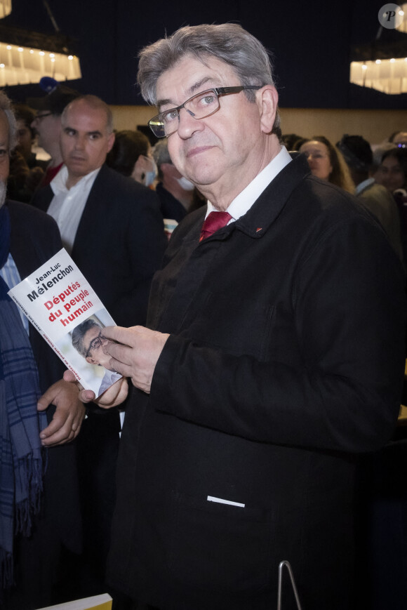 Jean-lui Mélenchon au Festival du Livre de Paris au Grand Palais éphémère à Paris, France, le 22 avril 2022. © Jack Tribeca/Bestimage