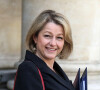 Barbara Pompili, ministre de la Transition écologique à la sortie du conseil des ministres, au palais de l'Elysée, Paris, le 20 avril 2022.